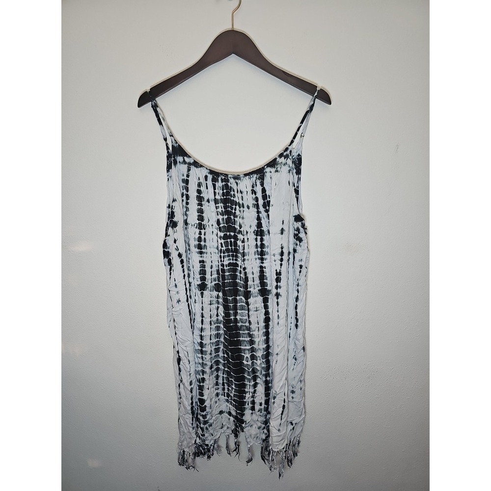 Swuimsuits For All Beach Cover Up Dress Tie Dye Maxi‎ Vacation Halter. 22/24